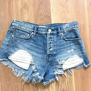 Free People Jean shorts- distressed. size 26. NWOT